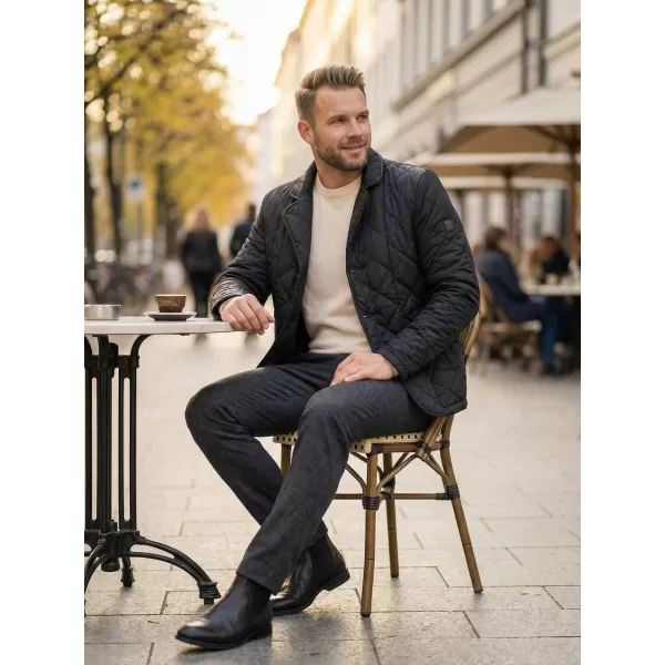  Pánska bunda KIXMI KRISPEN ČIERNA 