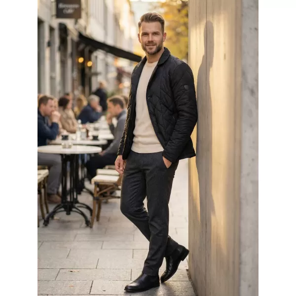  Pánska bunda KIXMI KRISPEN ČIERNA 