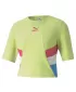 Dámsky top PUMA TFS RETRO CROP TOP OSTRÁ ZELENÁ