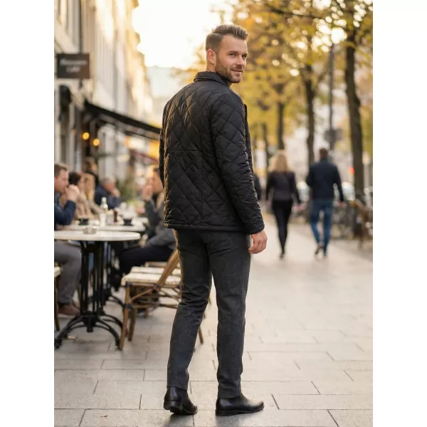  Pánska bunda KIXMI KRISPEN ČIERNA 