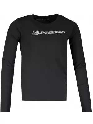 Detské tričko ALPINE PRO BERMO KTSS290 ČIERNA