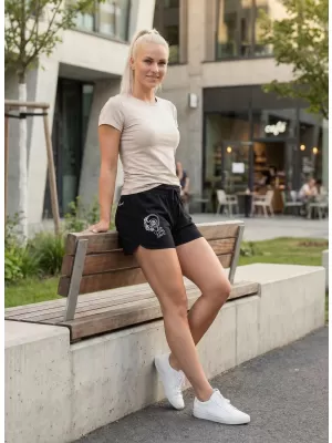 Dámske šortky ALTISPORT Kakos ČIERNA
