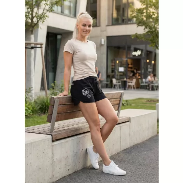  Dámske šortky ALTISPORT Kakos ČIERNA 