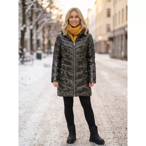  Dámsky kabát SAM 73 ALISHA WB 806 TMAVO zelená 