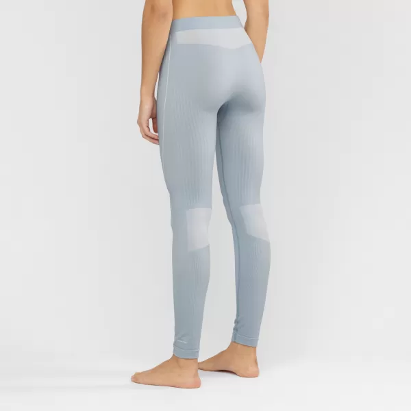  Dámske termo nohavice SALOMON PRIMO WARM TIGHT SEAMLESS LC1378200 KENTUCKY MODRÁ 