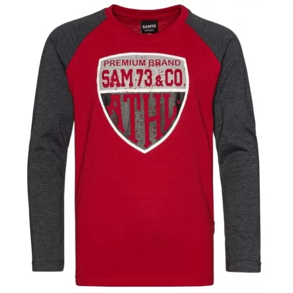  Chlapčenské tričko SAM 73 BLAKE BT 545 červená 