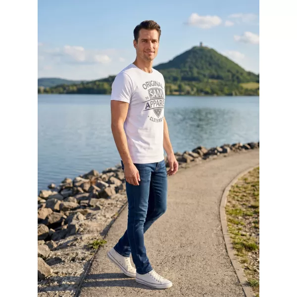  Pánske tričko SAM 73 LIAM MT 768 biela 
