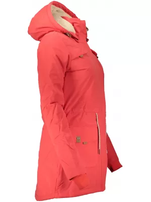 Dámsky zimný kabát ALPINE PRO EDITE 5 LCTS103 ČERVENÁ