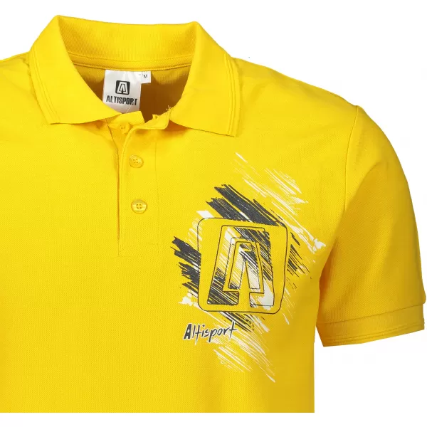  Pánske tričko ALTISPORT ALM032203 ŽLTÁ 