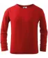 Detské tričko MALFINI FIT-T LS 121 ČERVENÁ