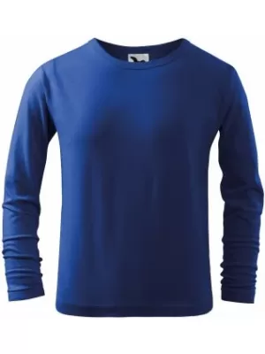 Detské tričko MALFINI FIT-T LS 121 KRÁĽOVSKÁ MODRÁ