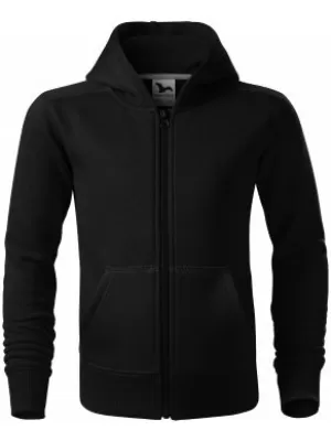 Detská mikina MALFINI TRENDY ZIPPER 412 ČIERNA