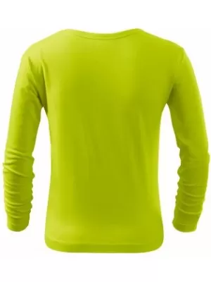Detské tričko MALFINI FIT-T LS 121 LIMETKOVÁ