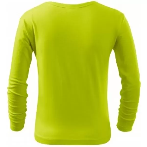  Detské tričko MALFINI FIT-T LS 121 LIMETKOVÁ 