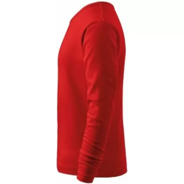  Detské tričko MALFINI FIT-T LS 121 ČERVENÁ 