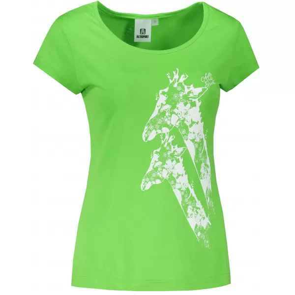  Dámske tričko ALTISPORT ALW034122 APPLE GREEN 