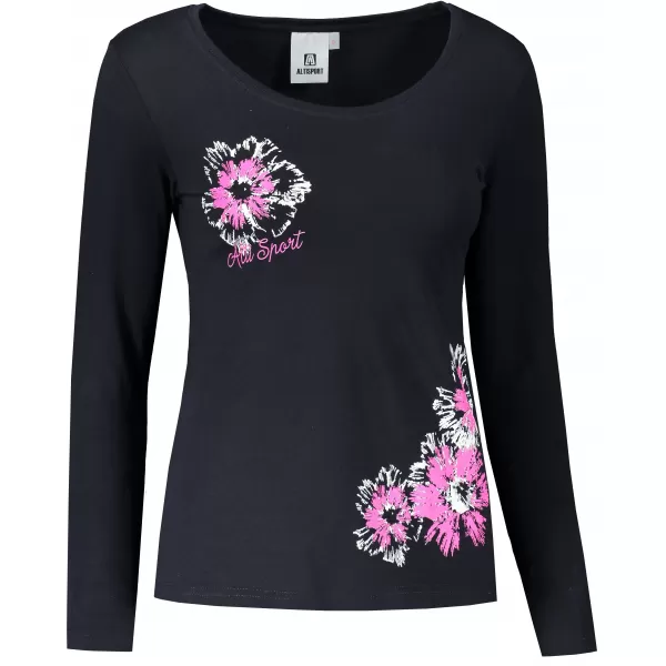  Dámské triko ALTISPORT CARRYOVER ALW016169 NAVY/RŮŽOVÁ 