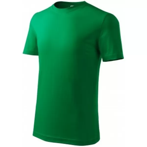  Detské tričko MALFINI CLASSIC NEW 135 STREDNE ZELENÁ 