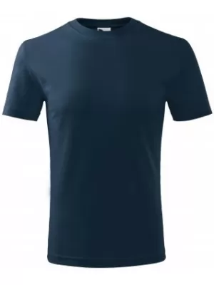 Detské tričko MALFINI CLASSIC NEW 135 NÁMORNÁ MODRÁ