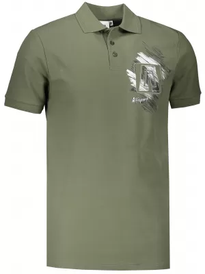 Pánske tričko ALTISPORT ALM032203 KHAKI