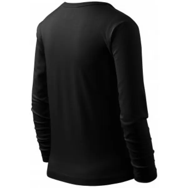 Detské tričko MALFINI FIT-T LS 121 ČIERNA 