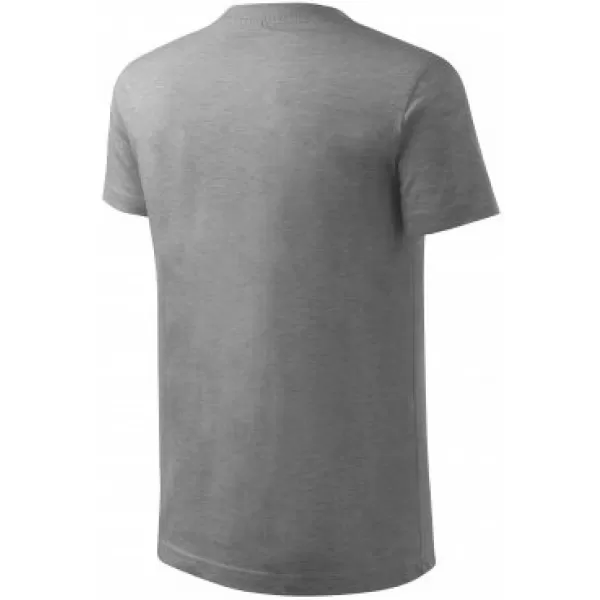  Detské tričko MALFINI CLASSIC NEW 135 TMAVO ŠEDÝ MELÍR 
