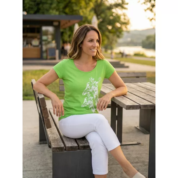  Dámske tričko ALTISPORT ALW034122 APPLE GREEN 
