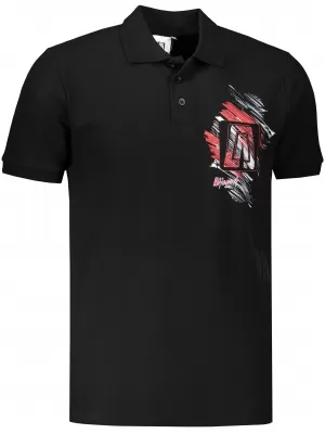 Pánske tričko ALTISPORT ALM032203 ČIERNA