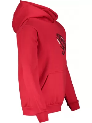 Detská mikina ALTISPORT ALK017JN796K ČERVENÁ