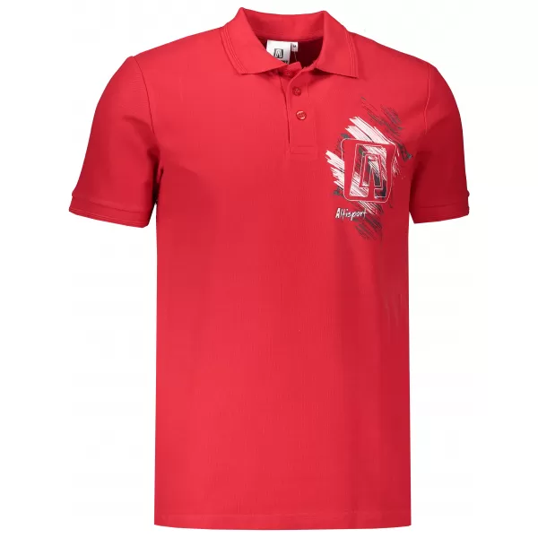  Pánske tričko ALTISPORT ALM032203 ČERVENÁ 