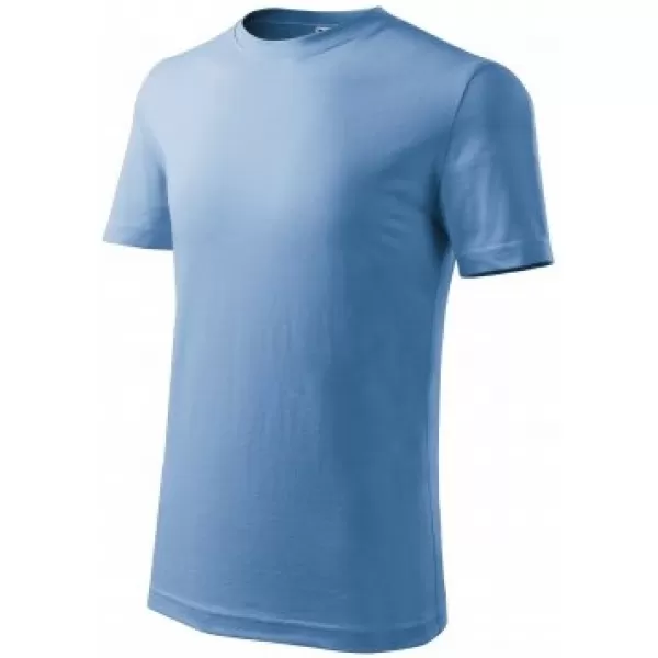  Detské tričko MALFINI CLASSIC NEW 135 NEBESKY MODRÁ 