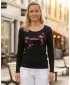 Dámske tričko ALTISPORT ALW011169 ČIERNA