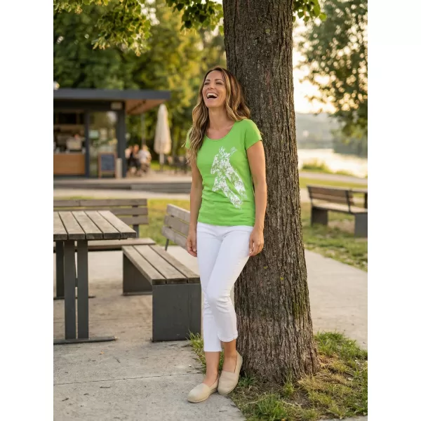  Dámske tričko ALTISPORT ALW034122 APPLE GREEN 