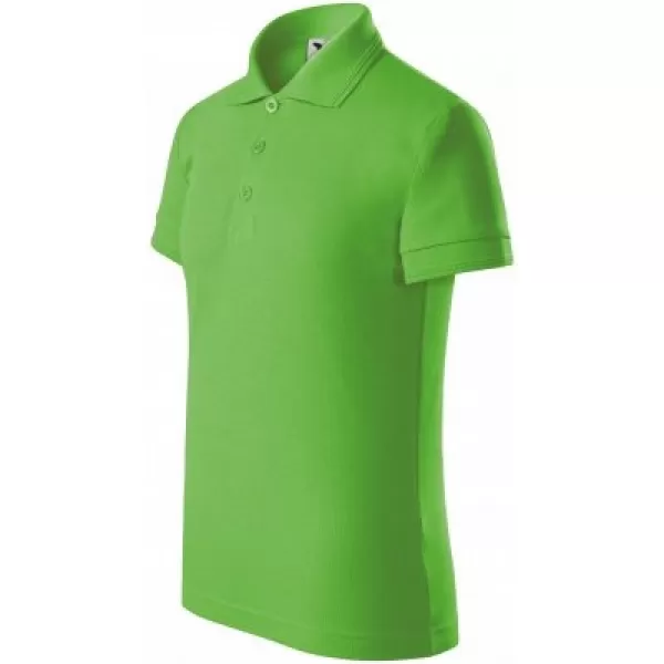 Detské tričko s golierom MALFINI PIQUE POLO 222 APPLE GREEN 
