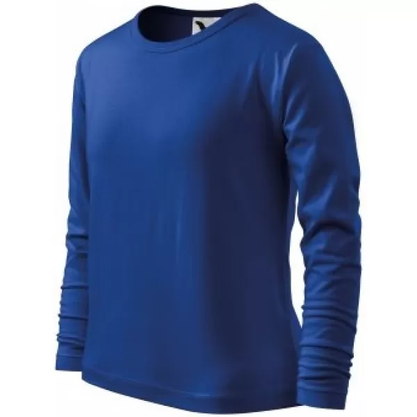  Detské tričko MALFINI FIT-T LS 121 KRÁĽOVSKÁ MODRÁ 
