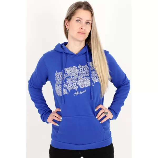 Dámska mikina ALTISPORT ALW005JN795 KRÁĽOVSKÁ MODRÁ 