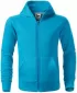 Detská mikina MALFINI TRENDY ZIPPER 412 TYRKYSOVÁ