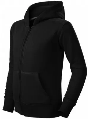 Detská mikina MALFINI TRENDY ZIPPER 412 ČIERNA