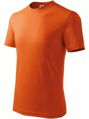 Detské tričko MALFINI BASIC 138 ORANŽOVÁ