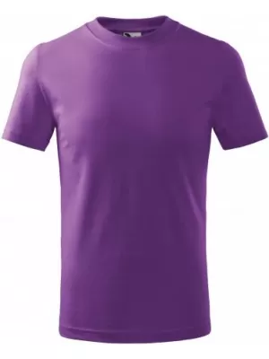 Detské tričko MALFINI BASIC 138 FIALOVÁ