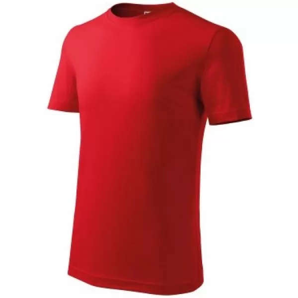  Detské tričko MALFINI CLASSIC NEW 135 ČERVENÁ 