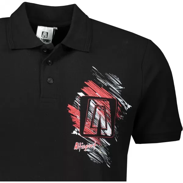  Pánske tričko ALTISPORT ALM032203 ČIERNA 
