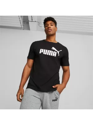 Pánske tričko PUMA ESS LOGO TEE PUMA BLACK