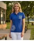 Dámske tričko s golierikom ALTISPORT ALW024210 KRÁĽOVSKÁ MODRÁ