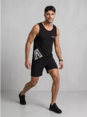 Pánske tielko ALTISPORT ALM013142 ČIERNA