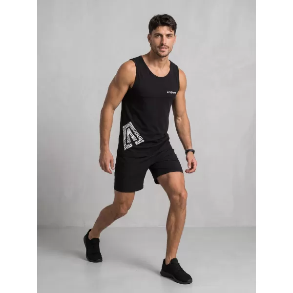  Pánske tielko ALTISPORT ALM013142 ČIERNA 