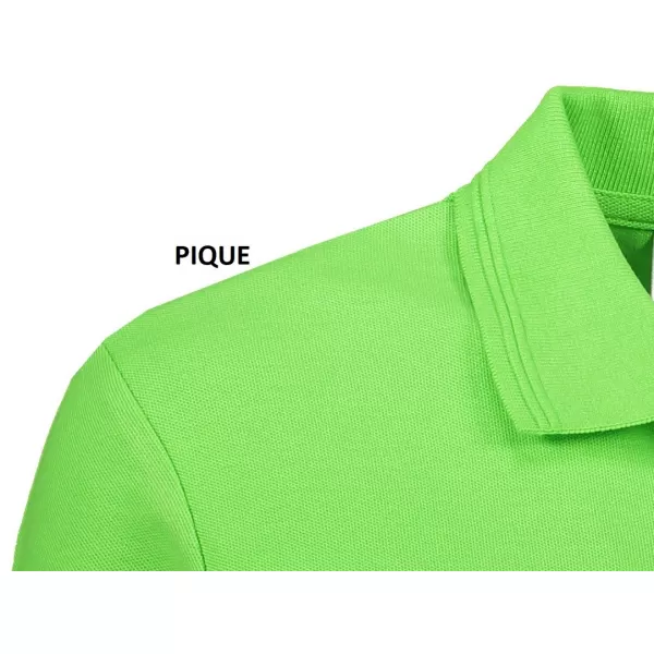  Pánske tričko s golierom ALTISPORT ALM013203 JABLKOVO ZELENÉ 