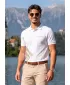 Pánske tričko s golierom ALTISPORT ALM013203 BIELA