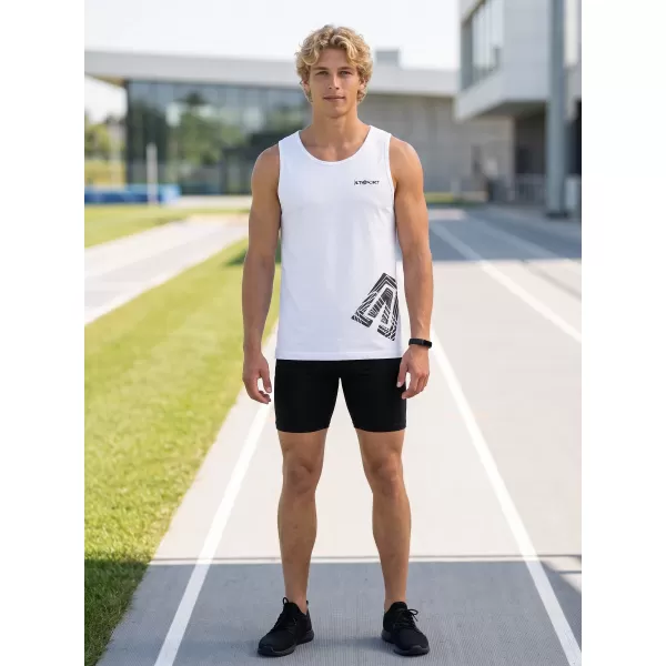  Pánske tielko ALTISPORT ALM013142 BIELA 