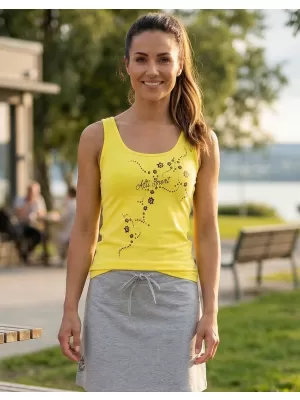 Dámské tílko ALTISPORT CARRYOVER ALW009136 CITRÓNOVÁ